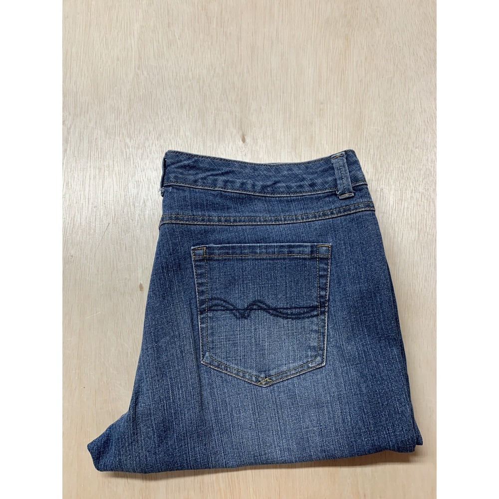 Covington Jeans Women's ‎ 14 Approx 36x31 Boot Cut Blue Denim Cotton Mid Rise